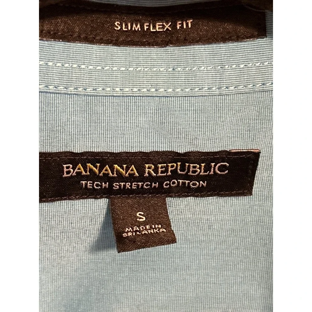 Banana Republic Men's Tech Stretch Cotton Shirt - Size S